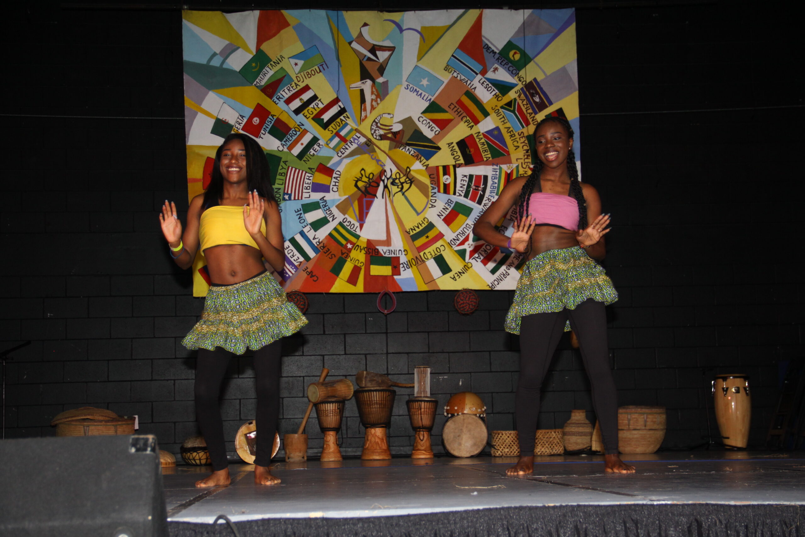 African Dancers on stage