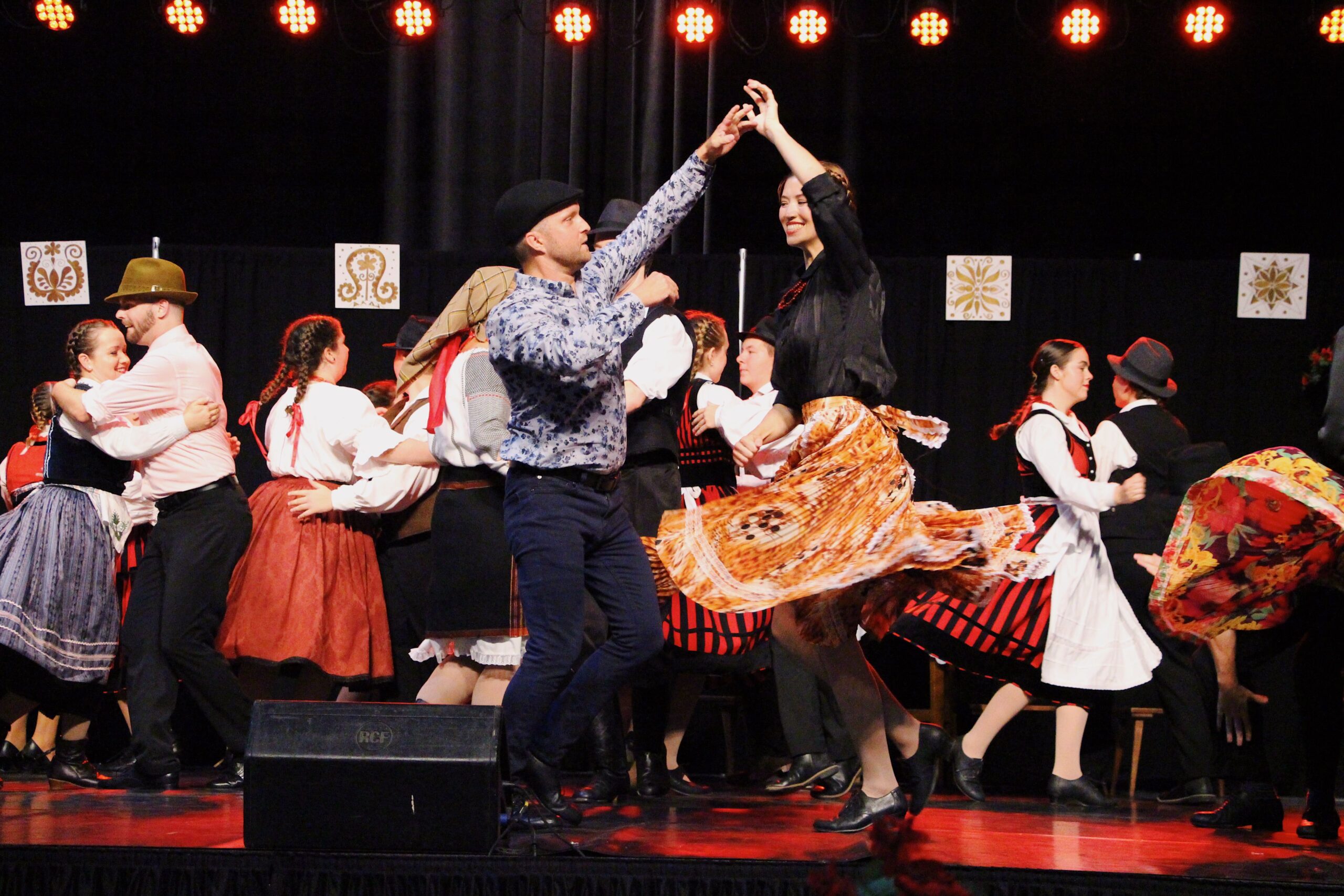 Hungarian Traditional dancers