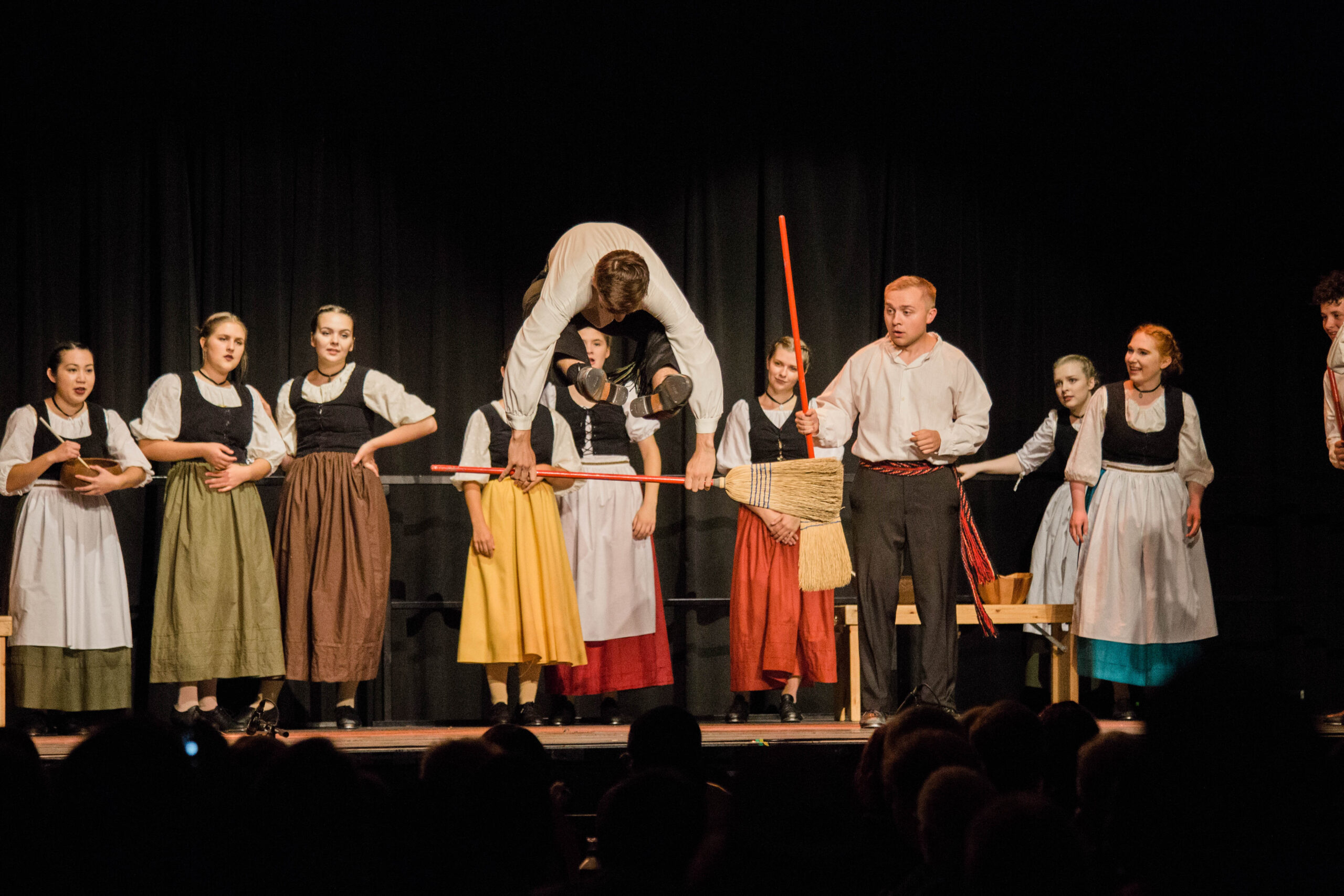 French Canadian Performers on stage