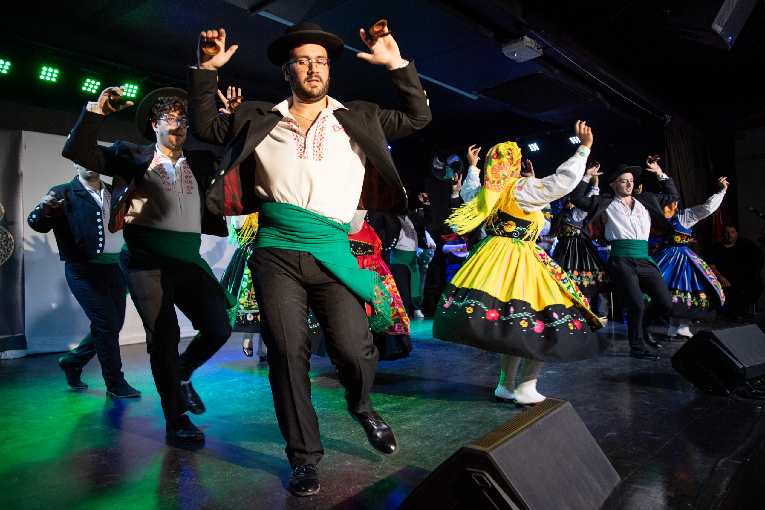Africa/Caribbean dancers performing on stage